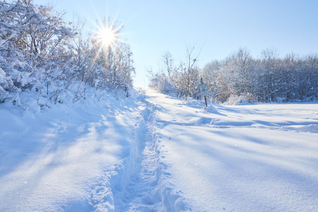 Winterlandschaft bei Bad Wörishofen